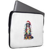 Bernese Mountain Dog x Christmas Lights Laptopschutzhülle (Vorne Rechts)