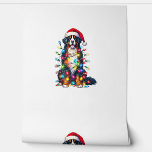 Bernese Mountain Dog x Christmas Lights Tapete
