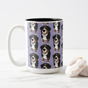 Bernese Mountain Dog Zweifarbige Tasse