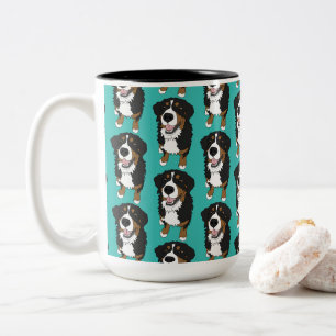 Bernese Mountain Dog Zweifarbige Tasse
