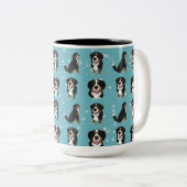 Bernese Mountain Dog Zweifarbige Tasse (VorderseiteRechts)