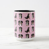 Bernese Mountain Dog Zweifarbige Tasse (Mittel)
