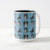 Bernese Mountain Dog Zweifarbige Tasse (VorderseiteRechts)