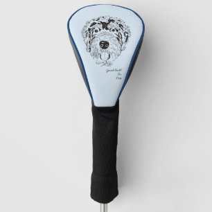 Bernese Mountain Doodle Dog Golf Head Cover Headcover