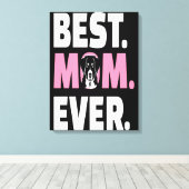Bernese Mountain | Funny dog gips for Mama Leinwanddruck (Insitu (Holzboden))