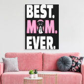 Bernese Mountain | Funny dog gips for Mama Leinwanddruck (Insitu (Wohnzimmer))