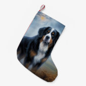 Bernese Mountain Halloween Beängstigend Kleiner Weihnachtsstrumpf (Vorderansicht (hängend))