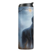 Bernese Mountain Halloween Beängstigend Thermosbecher (Nach links gedreht)