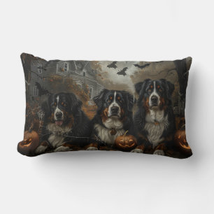 Bernese Mountain Halloween Night Doggy Delight Lendenkissen