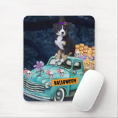 Bernese Mountain Halloween Truck Beängstigende Nac Mousepad (Mit Mouse)
