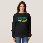 Bernese Mountain Hogs Vater Berner Dog Eigentümer Sweatshirt (Vorne ganz)