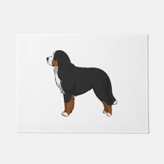 Bernese Mountain Hund 2 Fußmatte (Vorderseite)
