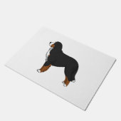 Bernese Mountain Hund 2 Fußmatte (Schrägansicht)
