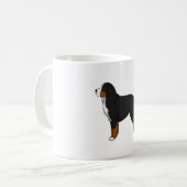 Bernese Mountain Hund 2 Kaffeetasse (Vorderseite Links)
