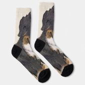 Bernese Mountain Hund 2 Malerei - Niedlich Origina Socken (Rechts)