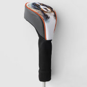 Bernese Mountain Hund AI Welppy Golf Headcover (angewinkelt)