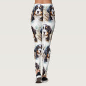 Bernese Mountain Hund AI Welppy Leggings (Rückseite)
