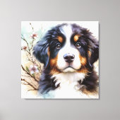 Bernese Mountain Hund AI Welppy Leinwanddruck (Vorderseite)