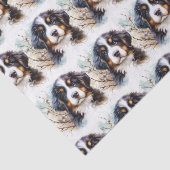 Bernese Mountain Hund AI Welppy Seidenpapier (Ausschnitt)