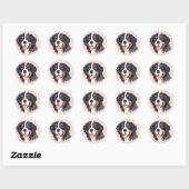 Bernese Mountain Hund Face Sticker (Blatt)
