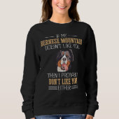 Bernese Mountain Hund Farm Hund Sweatshirt (Vorderseite)