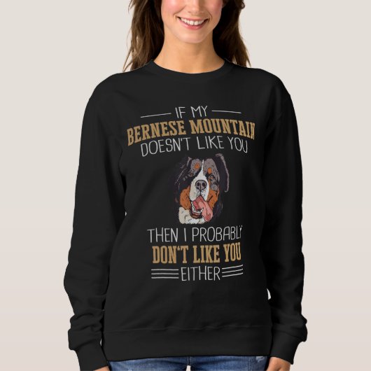 Bernese Mountain Hund Farm Hund Sweatshirt (Vorderseite)