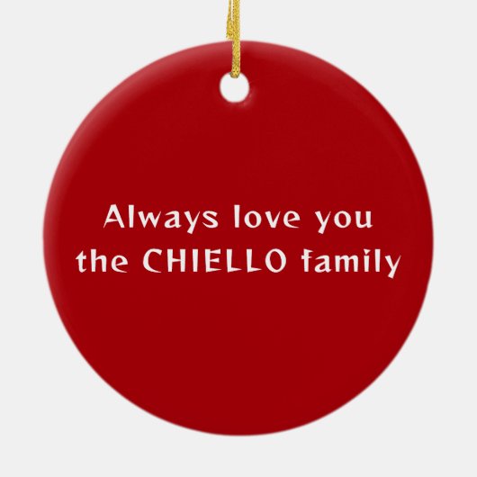 Bernese Mountain Hund Foto Ornament (Hinten)