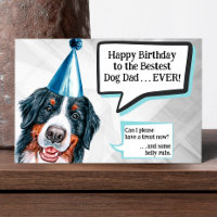 Bernese Mountain Hund Geburtstagskarte