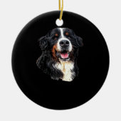 Bernese Mountain Hund Kutness! Klassischer T - Shi Keramik Ornament (Vorne)