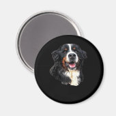 Bernese Mountain Hund Kutness! Klassischer T - Shi Magnet (Vorderseite/Rückseite)