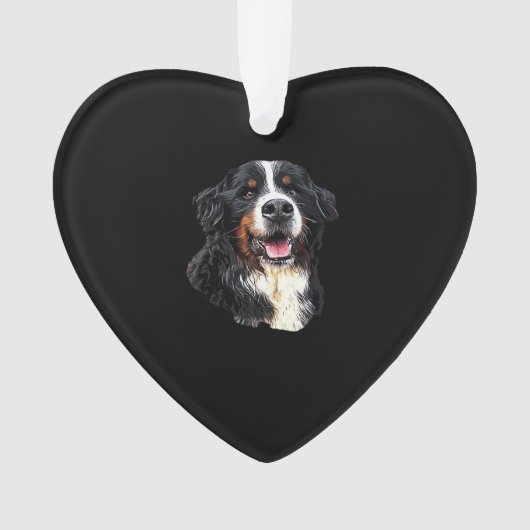 Bernese Mountain Hund Kutness! Klassischer T - Shi Ornament (Vorderseite)