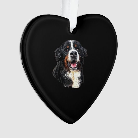 Bernese Mountain Hund Kutness! Klassischer T - Shi Ornament (Vorderseite)
