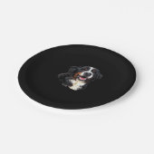 Bernese Mountain Hund Kutness! Klassischer T - Shi Pappteller (Schrägansicht)