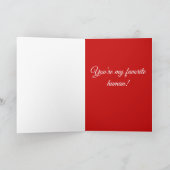 Bernese Mountain Hund Liebe Card Karte (Innenseite)