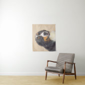 Bernese Mountain Hund Malerei - Niedlich Original  Wandteppich (Beispiel)