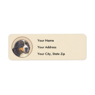 Bernese Mountain Hund Malerei - Original Hunde Kun