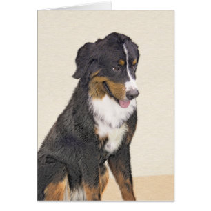 Bernese Mountain Hund Malerei - Original Hunde Kun