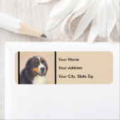 Bernese Mountain Hund Malerei - Original Hunde Kun (Insitu)