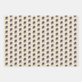 Bernese Mountain Hund Malerei - Original Hunde Kun Geschenkpapier Set (Vorderseite)