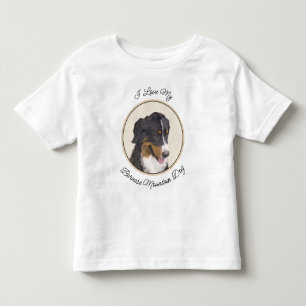 Bernese Mountain Hund Malerei - Original Hunde Kun Kleinkind T-shirt