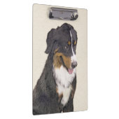Bernese Mountain Hund Malerei - Original Hunde Kun Klemmbrett (Rechts)