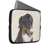 Bernese Mountain Hund Malerei - Original Hunde Kun Laptopschutzhülle (Vorne Rechts)