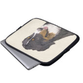 Bernese Mountain Hund Malerei - Original Hunde Kun Laptopschutzhülle (Vorne Knopf)