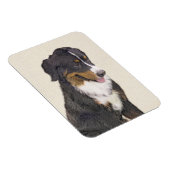 Bernese Mountain Hund Malerei - Original Hunde Kun Magnet (Rechte Seite)