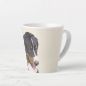 Bernese Mountain Hund Malerei - Original Hunde Kun Milchtasse (Rechte Ecke)