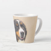 Bernese Mountain Hund Malerei - Original Hunde Kun Milchtasse (Rechte Ecke)
