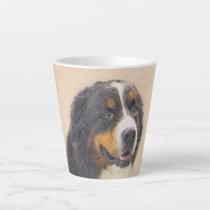 Bernese Mountain Hund Malerei - Original Hunde Kun Milchtasse