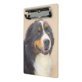Bernese Mountain Hund Malerei - Original Hunde Kun Mini Klemmbrett (Gewinkelt2)