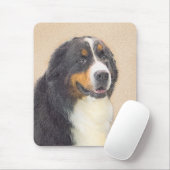 Bernese Mountain Hund Malerei - Original Hunde Kun Mousepad (Mit Mouse)