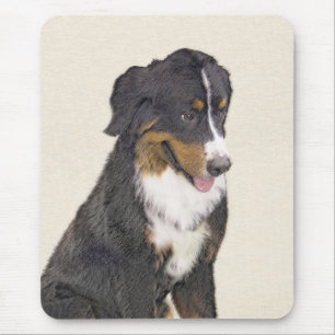 Bernese Mountain Hund Malerei - Original Hunde Kun Mousepad